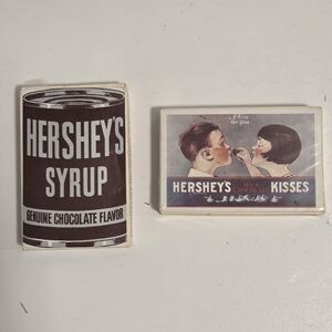 (5/$25) Hershey's Syrup & Kisses Milk Chocolate Vintage Playing Cards New Retro